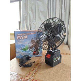 Quạt tích điện sử dụng pin tiện lợi, quạt để bàn 2 chế độ mát để trong ô tô, xe tải