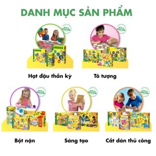 [Hà Lan] - Bột nặn ECO Dough kèm dụng cụ - Thương hiệu SES Creative