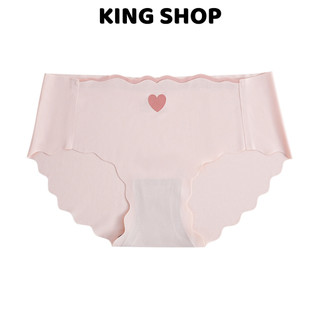 Combo 3 Quần lót nữ đúc su cute viền lượn sóng cạp trễ nâng mông nhẹ King Shop L-8520