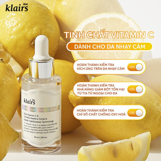 Tinh chất Dear Klairs VitaminC Freshly Juiced Vitamin Drop dưỡng sáng và trẻ hóa da 35ml Duduhouse