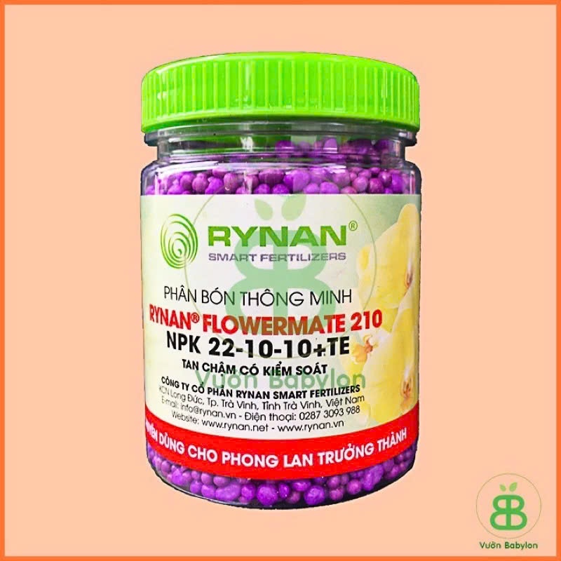 Phân RYNAN (tan chậm có kiểm soát cho lan , hoa kiểng , kiểng lá) 5 loại -Phân Hủ nhựa 150gr