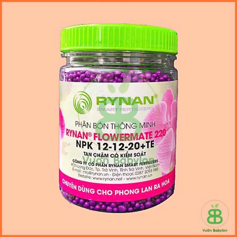 Phân RYNAN (tan chậm có kiểm soát cho lan , hoa kiểng , kiểng lá) 5 loại -Phân Hủ nhựa 150gr