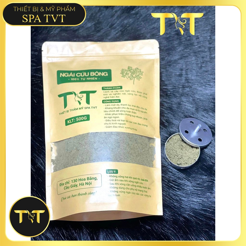 NGẢI CỨU BÔNG TVT 50G DÙNG THỬ – NGẢI CỨU XÔNG NÓNG, HỖ TRỢ LƯU THÔNG KHÍ HUYẾT, THƯ GIÃN CƠ THỂ