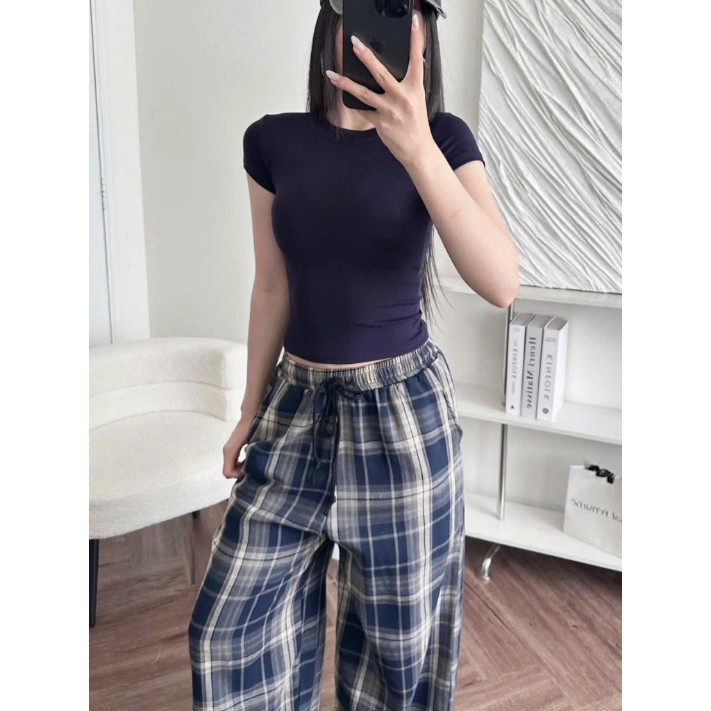 Áo Thun Nữ BABEE Tay Ngắn Trơn Basic Cổ Tròn Ôm Body Chất Thun Dày Dặn Lông Mịn Mềm Mại
