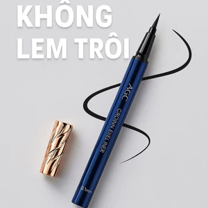 Bút Kẻ Mắt AGC Crown Eyeliner 0.15mm – Chống Trôi, Đầu Siêu Mảnh, Lâu Trôi Cả Ngày