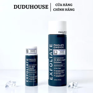 Dung dịch Tẩy tế bào chết Paula's Choice BHA 2% và AHA 8% Liquid Exfoliant Duduhouse