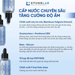 Serum Cấp Ẩm Căng Bóng Da KyungLab HA Plus [HA + B5] Hydra Ampoule 50ml Duduhouse