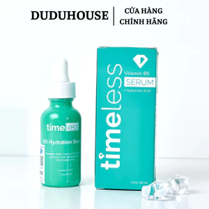 Tinh Chất Timeless Vitamin B5 + Hyaluronic Acid Cấp Nước Và Phục Hồi Da 30ml Duduhouse