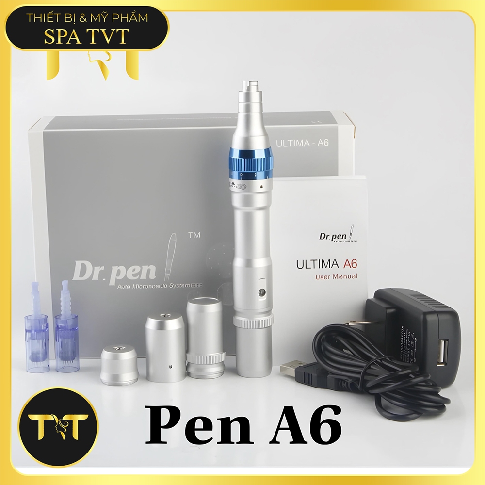 DR.PEN ULTIMA A6 BÚT VI KIM PHI KIM CHUYÊN NGHIỆP – HỖ TRỢ MỜ THÂM, GIẢM SẸO RỖ, HẤP THỤ TINH CHẤT