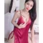 HT6 Váy ngủ sexy lụa xẻ hông phối ren gợi cảm,Đầm ngủ lụa xẻ v1 tôn dáng quyến rũ HT6