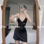 HT7 Váy ngủ sexy lụa hách dáng kèm ĐỆM LÓT, Đầm ngủ ren v1 dáng suông tôn dáng HT7 MÚT