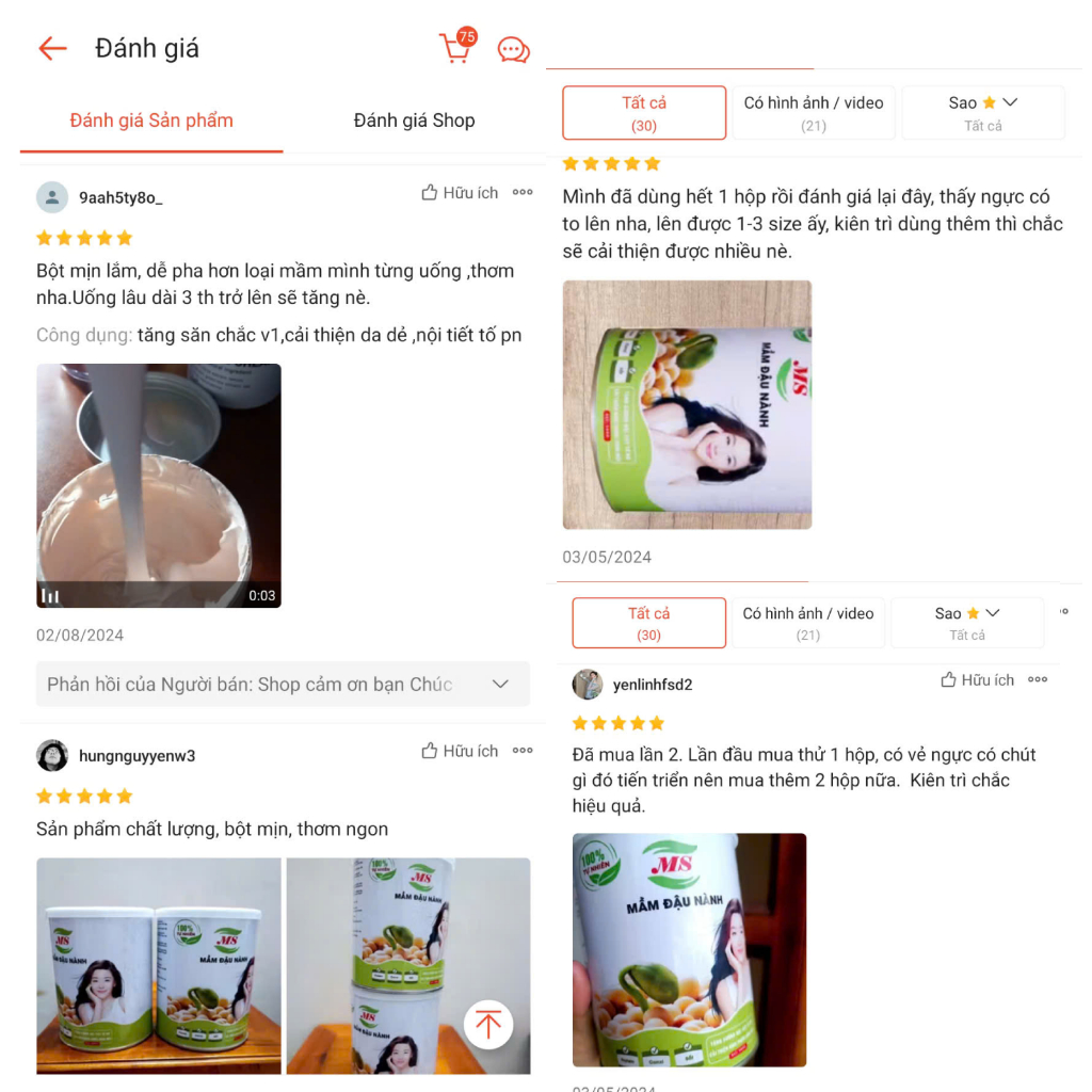 Mầm Đậu Nành Nguyên Xơ Tăng Vòng 1, Mầm Đậu Nành Nguyên Chất , Viên Mầm Đậu Tăng V1 500g - MS