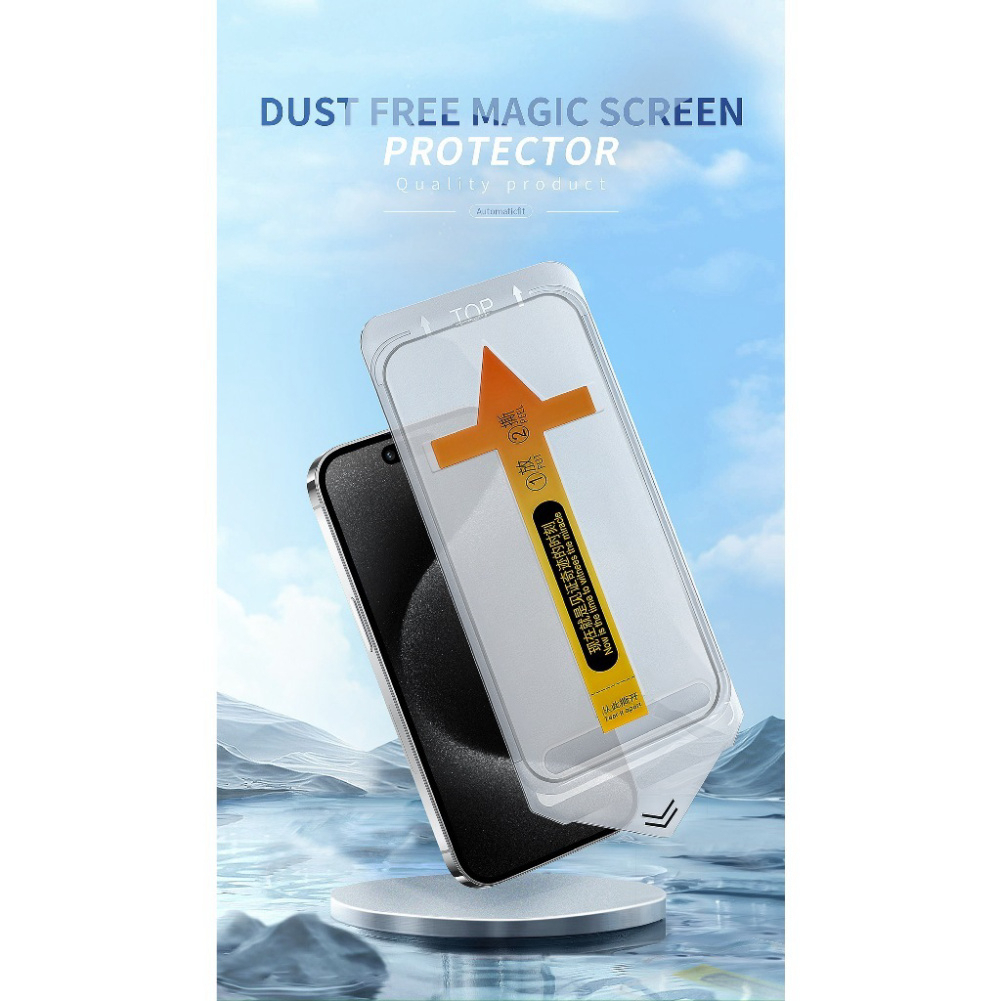 Kính Cường Lực iPhone Khung Tự Dán, Tự Hút Bụi, Chống Nhìn Trộm, Full Màn - Ốp iP X/XS/11/12/13/14/15/16/17Pro/MaxAir
