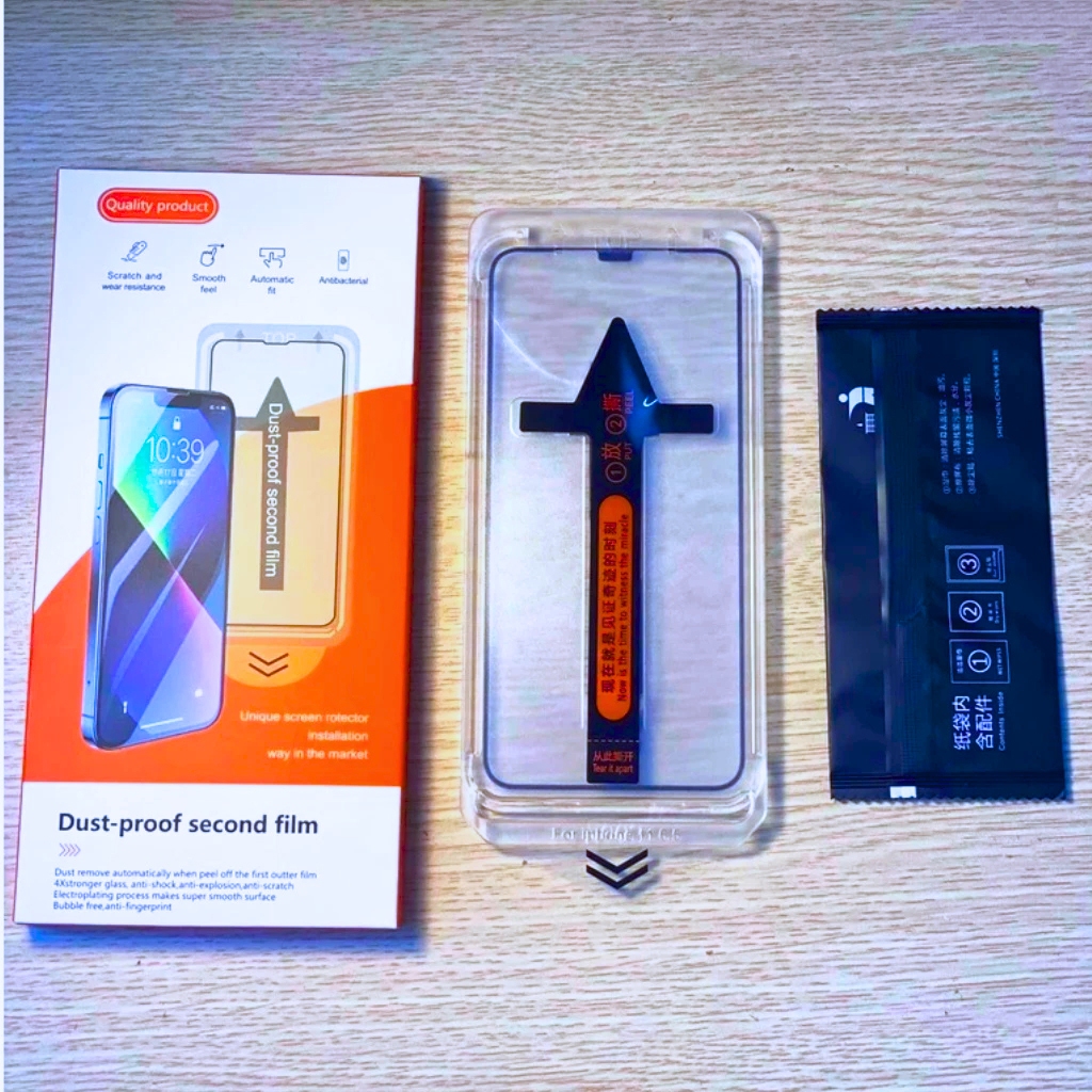 Kính Cường Lực iPhone Khung Tự Dán, Tự Hút Bụi, Chống Nhìn Trộm, Full Màn - Ốp iP X/XS/11/12/13/14/15/16/17Pro/MaxAir
