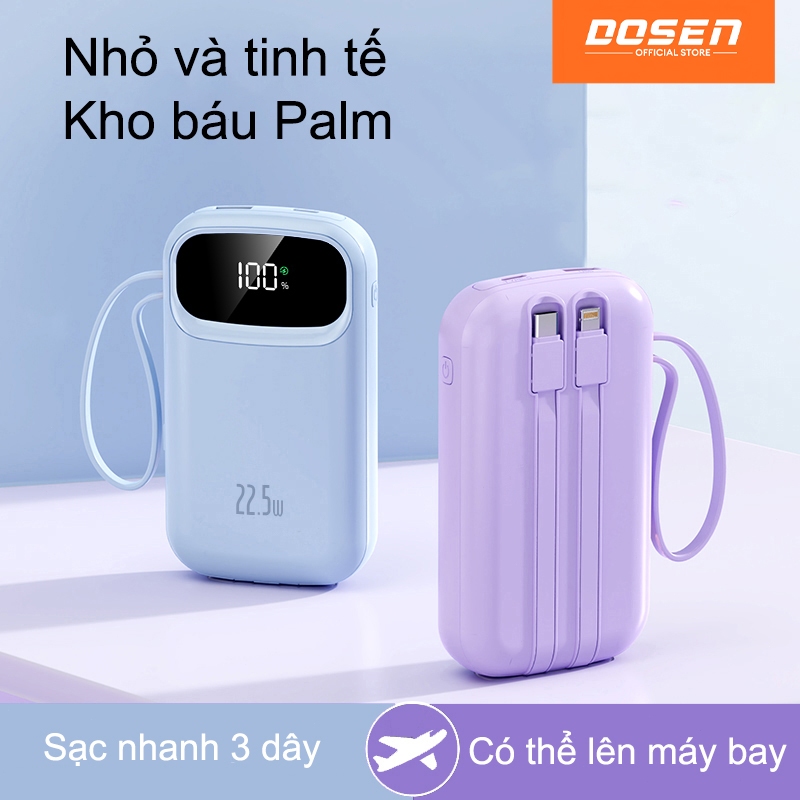 Dosen sạc dự phòng pd22.5w 10000mAh 20000mAh 25000mah Power bank Với màn hình hiển thị mức Led | BigBuy360 - bigbuy360.vn