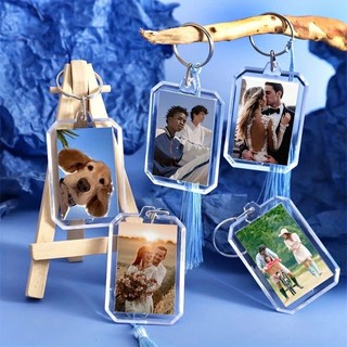 Combo 2 Móc khóa in hình theo yêu cầu 2 mặt