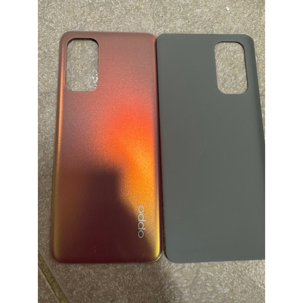 nắp lưng oppo reno 5 zin đủ camera-bạc