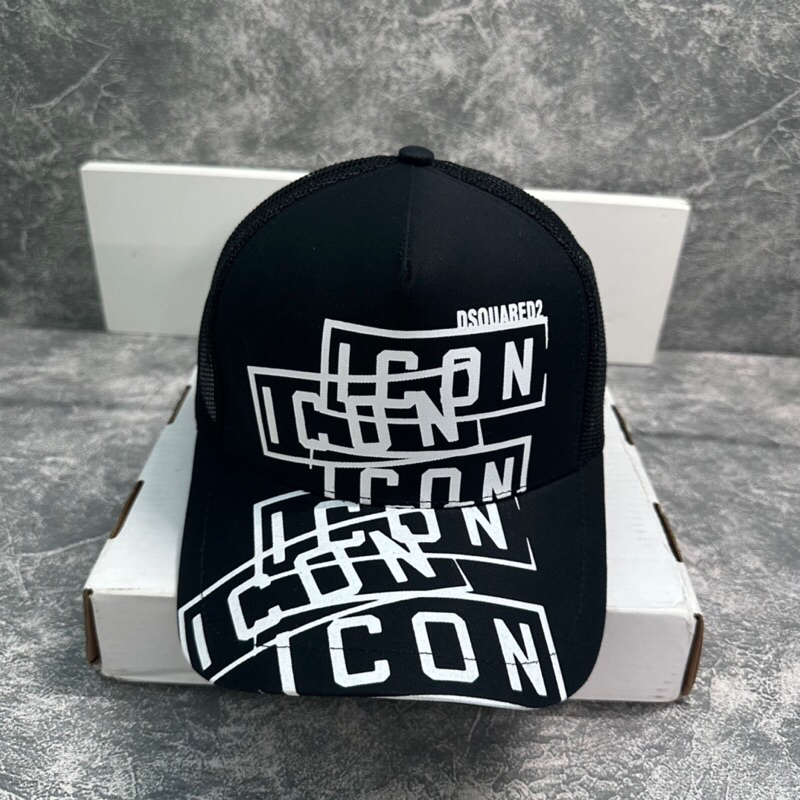 MŨ LƯỠI TRAI DSQ-2 THỜI TRANG NAM NỮ/NÓN KẾT KAKI PHỐI LƯỚI IN/THÊU ICON SIÊU ĐẸP