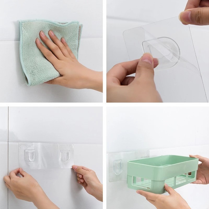 Khay đựng đồ nhà tắm, khay đựng đồ bếp dán tường Chính Hãng Việt Nhật (MÃ 5698,5699)