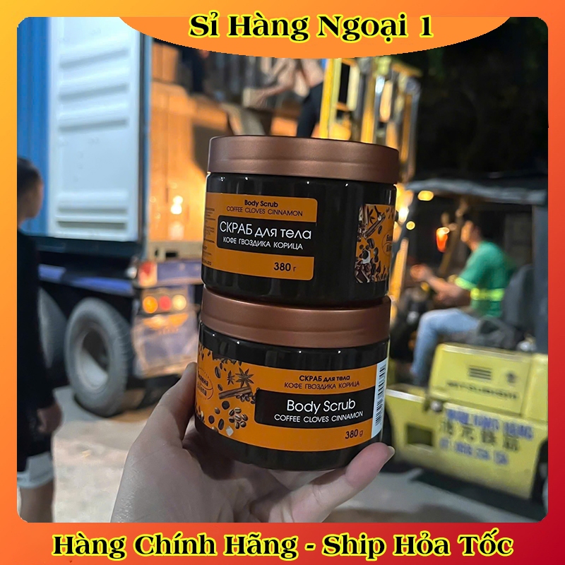 [HÀNG CHÍNH HÃNG] Tẩy da chết quế hồi Bilena Body Scrub Nga 380g loại bỏ bụi bẩn giúp da trắng sáng hồng hào