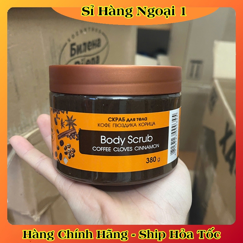 [HÀNG CHÍNH HÃNG] Tẩy da chết quế hồi Bilena Body Scrub Nga 380g loại bỏ bụi bẩn giúp da trắng sáng hồng hào