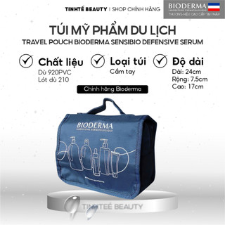 [HB Gift] Túi mỹ phẩm du lịch Travel pouch Bioderma Sensibio Defensive Serum