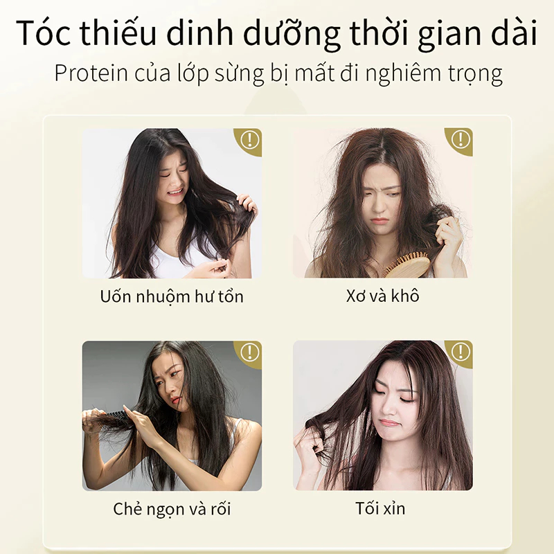 Mặt Nạ Dưỡng Tóc Keratin Ủ Tóc Phục Hồi Tóc Hư Tổn Giúp Tóc Siêu Mềm Mượt 1000ml