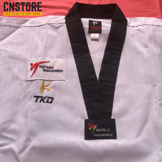 Võ Phục Taekwondo Cổ Đen Giá Rẻ