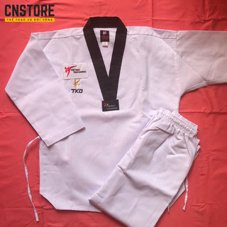 Võ Phục Taekwondo Cổ Đen Giá Rẻ