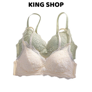 Combo 3 Áo ngực su ren hoa không gọng mút mỏng quyến rũ, nhẹ nhàng không gây bí bách khó chịu A-2004