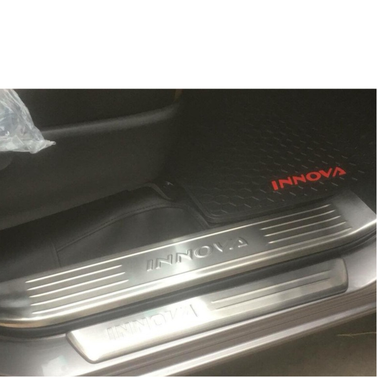 Ốp Bậc cửa, nẹp bước chân Trong, Ngoài innova 2006- 2015, 2017- 2021, 2022 - 2025 chất liệu inox
