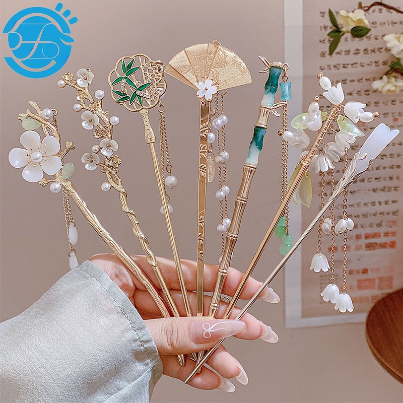 Trâm Cài Tóc Phong Cách Cổ Điển, Cổ Trang, Hiện Đại Phụ Kiện Trang Trí Dành Cho Nữ