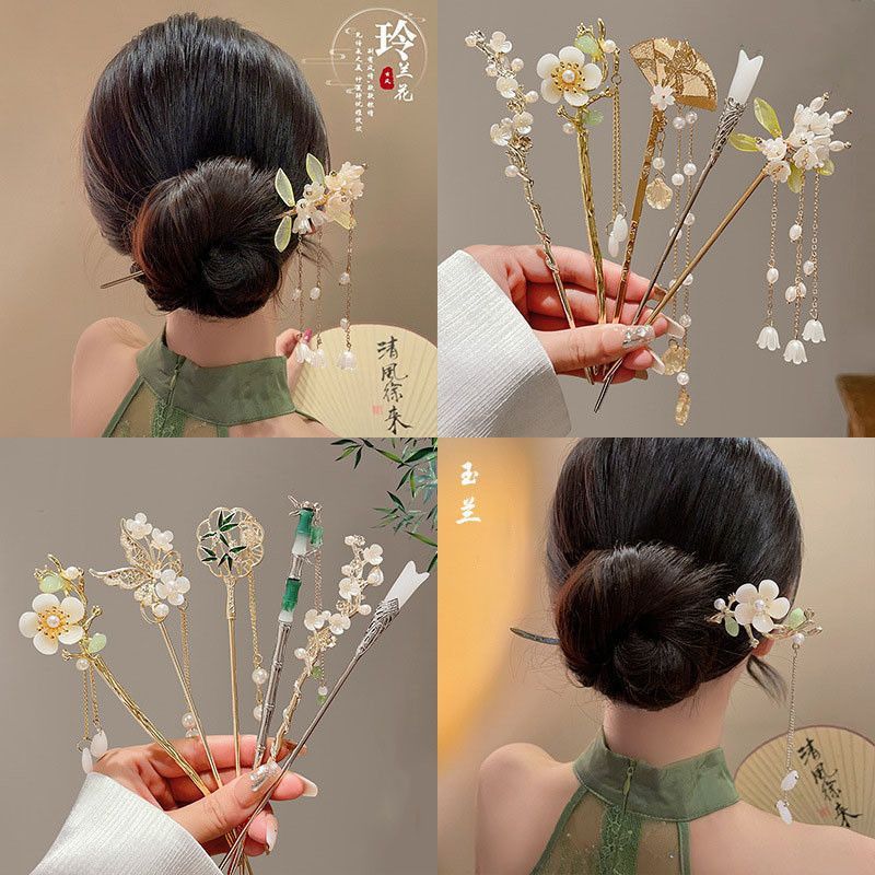 Trâm Cài Tóc Phong Cách Cổ Điển, Cổ Trang, Hiện Đại Phụ Kiện Trang Trí Dành Cho Nữ