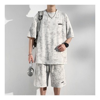 Đồ Bộ Quần áo Thể Thao Nam Nữ mùa hè cộc tay mặc ở nhà Chất Cotton  cao cấp không nhăn xù thấm mồ hôi  Avocado