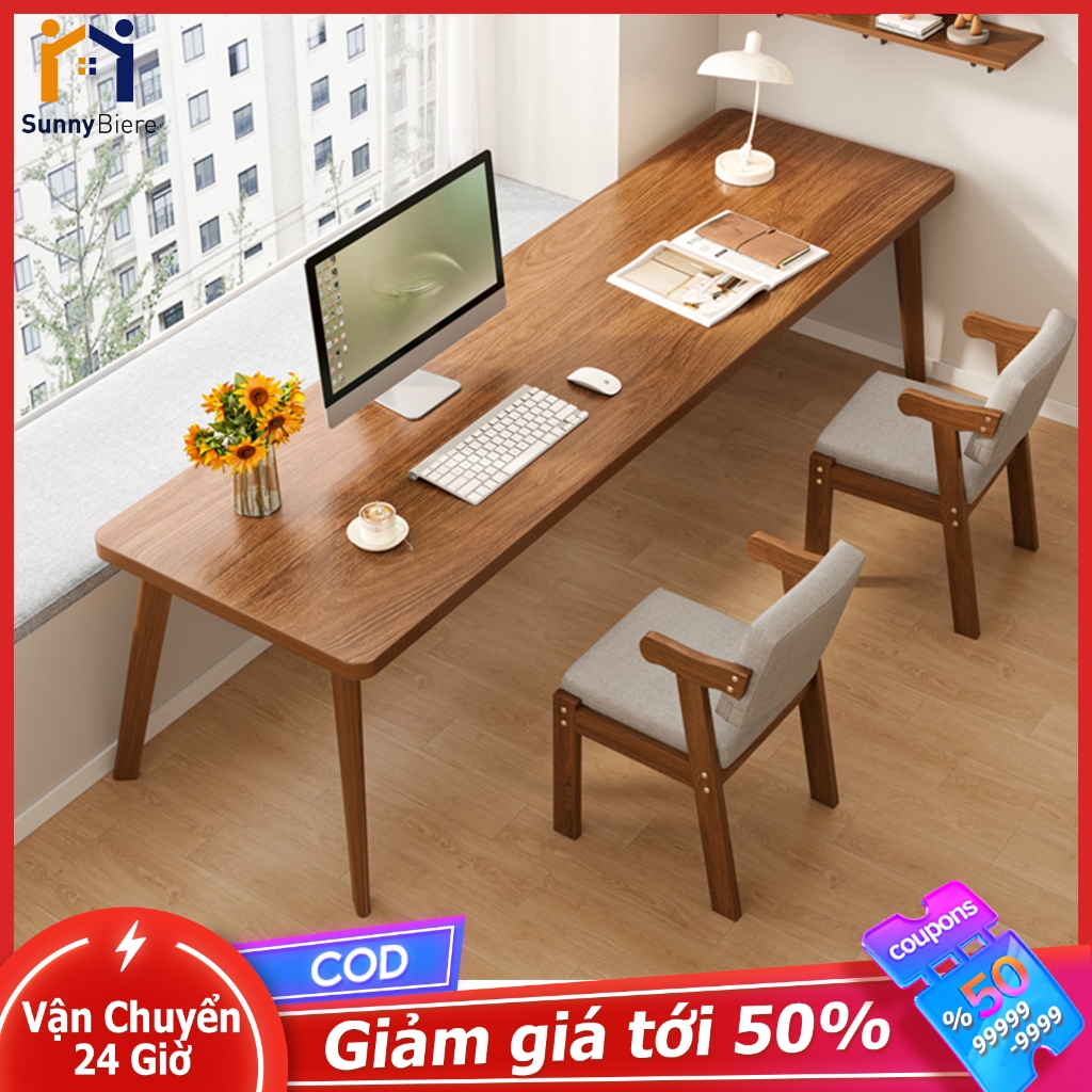 SUNNY 160CM Bàn dài Văn Phòng Bàn Sinh Bàn Học  Đôi Giá Rẻ Bàn Học Bàn Ă