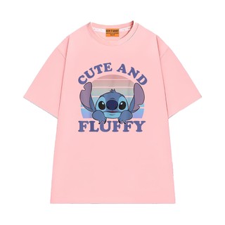 Áo Thun NGỐ TEE Stitch Cute and Fluffy Đáng Iu Dễ Thương Chất Vải Cotton 75 Thoáng Mát Mềm Mịn