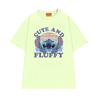 Áo Thun NGỐ TEE Stitch Cute and Fluffy Đáng Iu Dễ Thương Chất Vải Cotton 75 Thoáng Mát Mềm Mịn