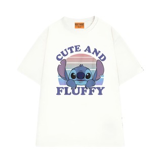 Áo Thun NGỐ TEE Stitch Cute and Fluffy Đáng Iu Dễ Thương Chất Vải Cotton 75 Thoáng Mát Mềm Mịn