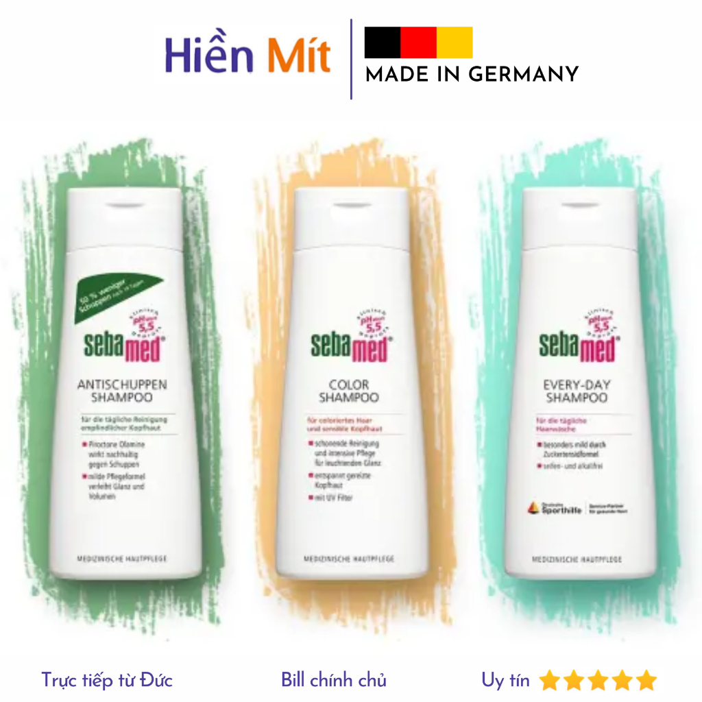 Nôi địa Đức - Dầu gội giảm gàu Sebamed Everyday Shampoo Anti Dandruff ...