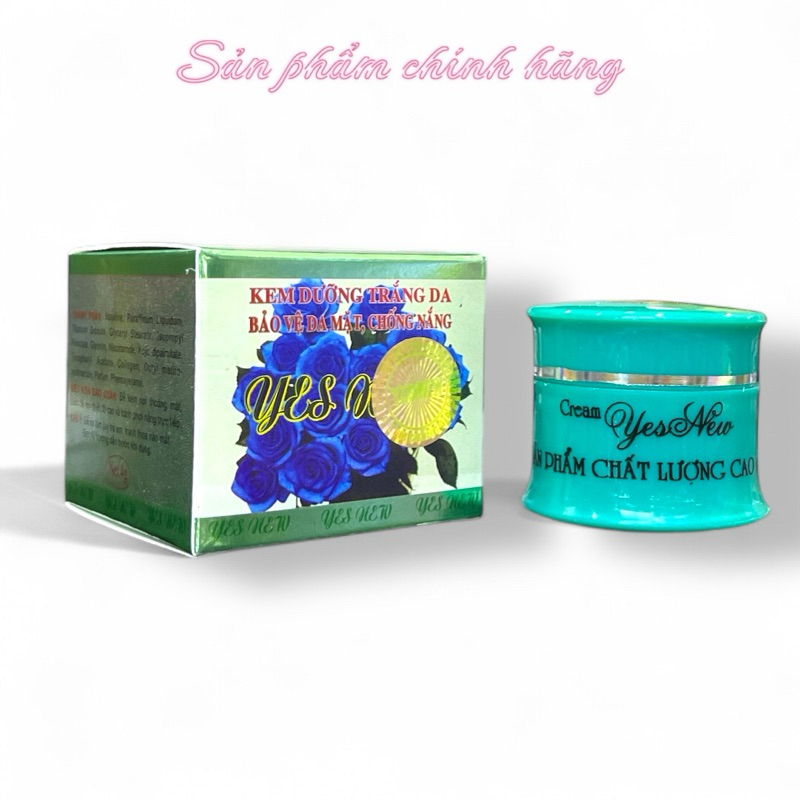 Kem Yes New Dưỡng Trắng Da Bảo Vệ Da Mặt Chống Nắng 4gram Chính Hãng