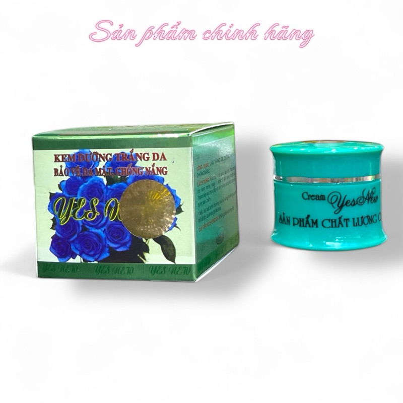Kem Yes New Dưỡng Trắng Da Bảo Vệ Da Mặt Chống Nắng 4gram Chính Hãng