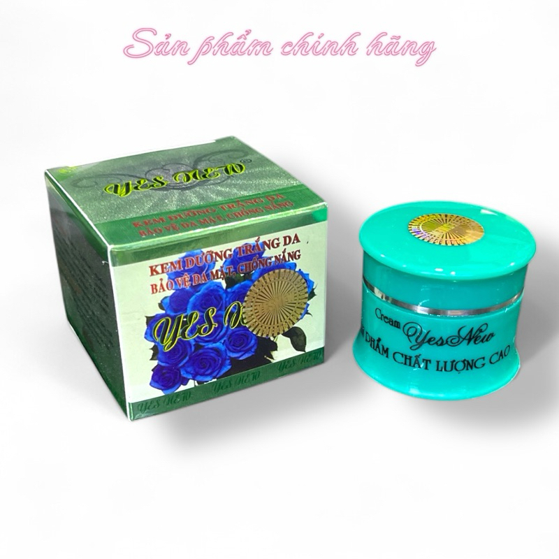 Kem Yes New Dưỡng Trắng Da Bảo Vệ Da Mặt Chống Nắng 4gram Chính Hãng