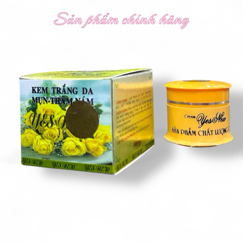 Kem Yes New Trắng Da Mụn Thâm Nám 4gram Chính Hãng