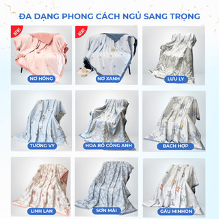 Chăn hè, mền lụa Thái M2T BEDDING kích thước 2mx2m3, mềm - mịn - mát