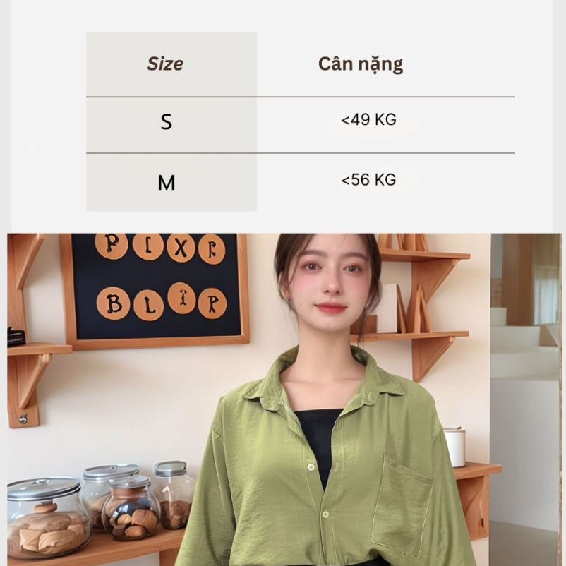 ( ẢNH THẬT) Áo sơ mi nữ dài tay form rộng có túi ngực chất đũi xước basic đi học chơi học sinh sinh viên nhiều màu T793G