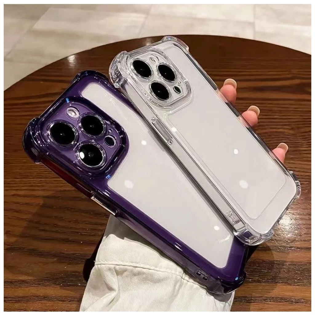 Ốp Lưng iPhone TPU Silicon Mềm 4 Góc Cao Cấp, Chống Sốc, Bảo Vệ Camera - iP 6/7/8/Plus/X/XS/11/12/13