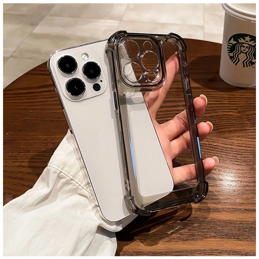 Ốp Lưng iPhone TPU Silicon Mềm 4 Góc Cao Cấp, Chống Sốc, Bảo Vệ Camera - iP 6/7/8/Plus/X/XS/11/12/13