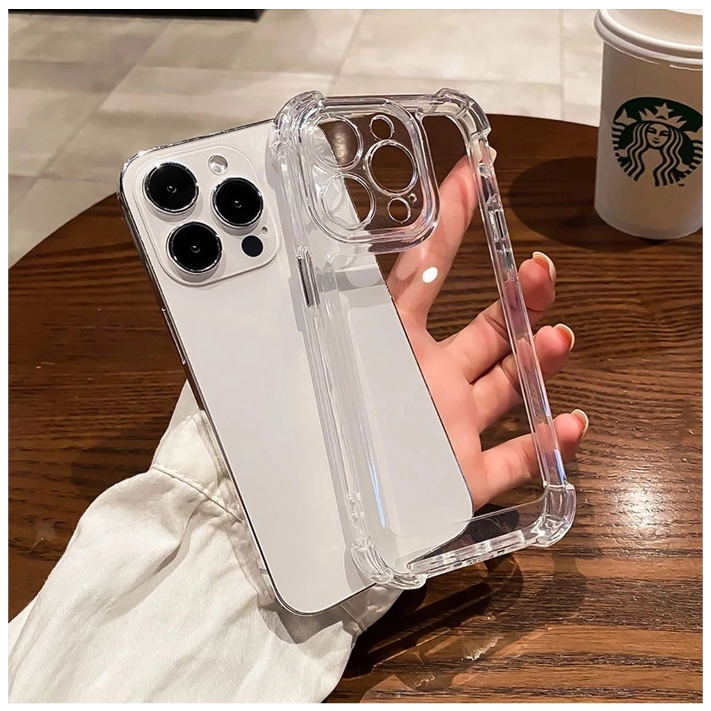 Ốp Lưng iPhone TPU Silicon Mềm 4 Góc Cao Cấp, Chống Sốc, Bảo Vệ Camera - iP 6/7/8/Plus/X/XS/11/12/13