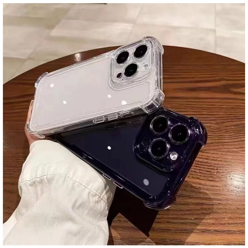 Ốp Lưng iPhone TPU Silicon Mềm 4 Góc Cao Cấp, Chống Sốc, Bảo Vệ Camera - iP 6/7/8/Plus/X/XS/11/12/13
