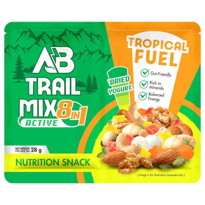Túi Hạt Dinh Dưỡng AB Trail Mix 28g - Phù Hợp Cho Người Chạy Địa Hình, Trail, Trekking, Hiking